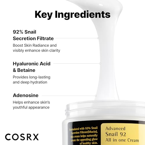 COSRX Snail Mucin 92 Face Moisturizer 352 Oz