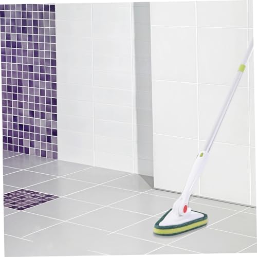 2pcs Heavy Duty Floor Scrub Brush for Tile and Bathroom Cleaning