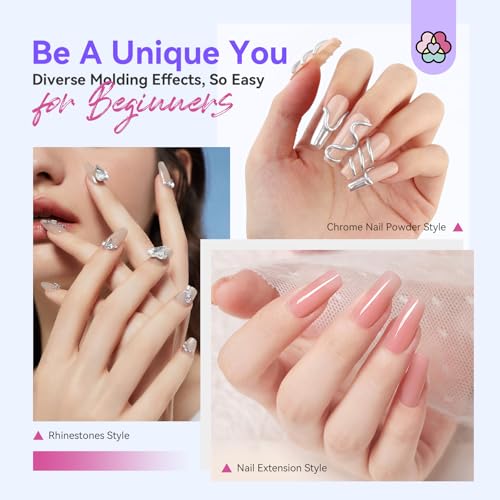 SAVILAND 3D Gel Builder Nail Kit for DIY Art