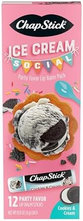 ChapStick Ice Cream Social Cookies Cream 12 Pack