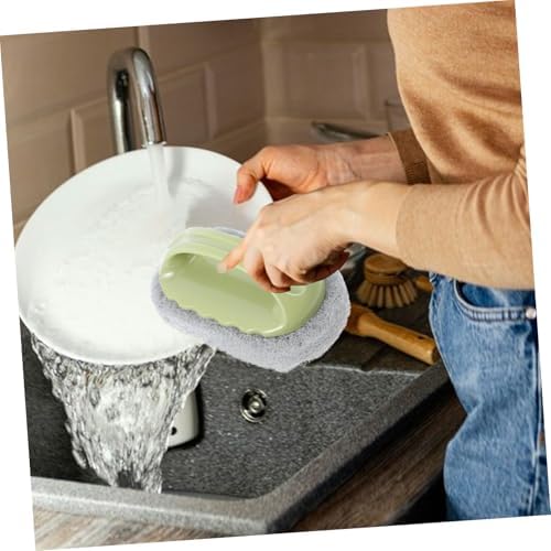 Cabilock Non-Scratch Cleaning Brush with Handle