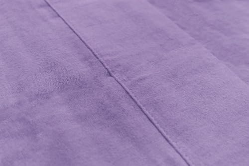 Body Linen Flannel Massage Table Sheet Dahlia Purple 61x100 Inches