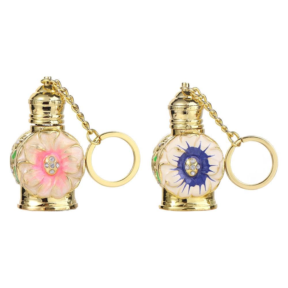 Kopida 2Pcs Desert Flower Perfume Bottle with Keychain 1