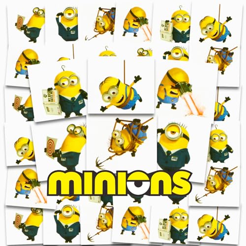 Minions Party Favors Temporary Tattoos Bundle