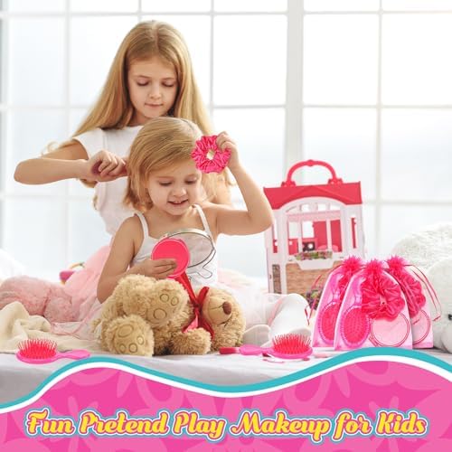 12 Set Pink Party Favors Hair Accessories Set