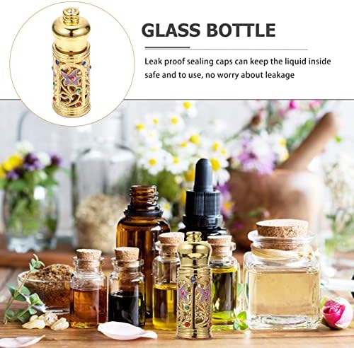 Beavorty Vintage Glass Refillable Perfume Bottle