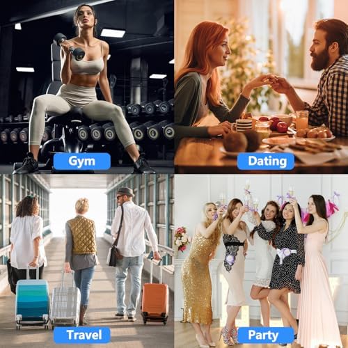 6 Pack Mini Perfume Travel Refillable Bottles 5ml