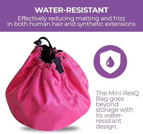 CreatedHair ResQ Mini Wig Bag - Pink