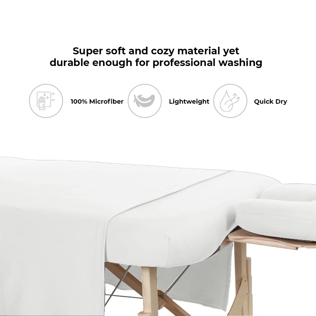 Avalon Care Microfiber Massage Table Sheets 3-Piece Set