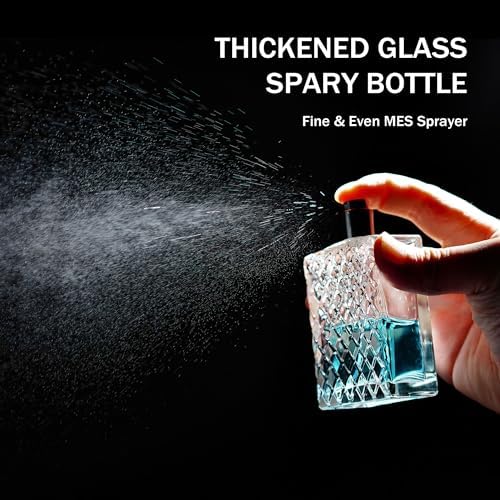 YU FENG 2 Pack Refillable Glass Spray Bottles