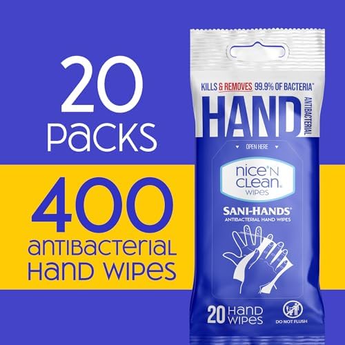 Nice N Clean Sensitive Skin Wet Wipes Aloe Vitamin E Blue 400 Count