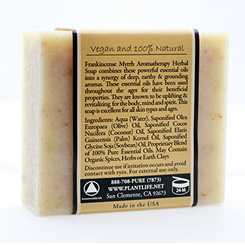 Plantlife Frankincense Myrrh Bar Soap 4oz