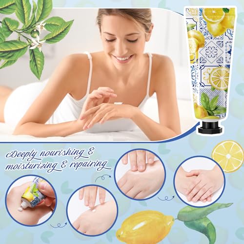 Dansib 48 Sets Baby Shower Hand Cream Party Favors Lemon