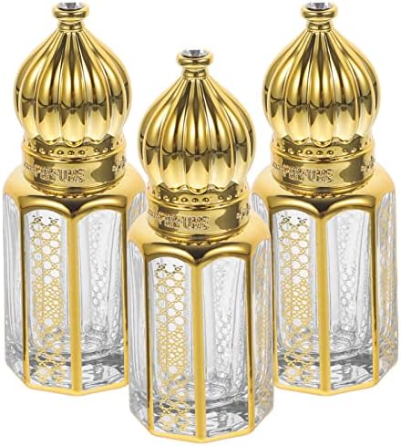 FRCOLOR Essential Oil Roller 3Pcs Glass Bottles
