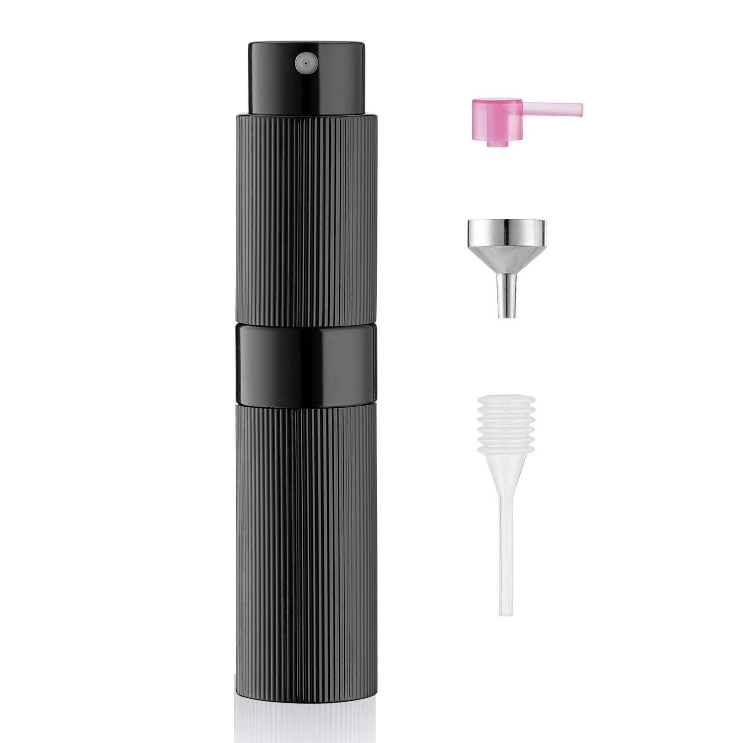 LISAPACK 8ml Perfume Spray Bottle Black 1pc
