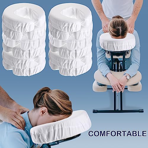 Tatuo 12 Pcs Reusable Face Cradle Covers for Massage