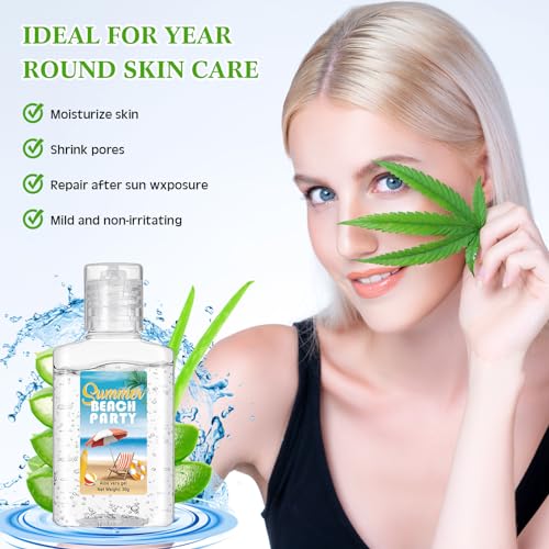 12 Pcs Mini Aloe Vera Gel Set for Travel Gifts