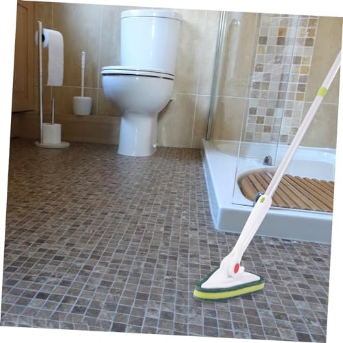 2pcs Multipurpose Cleaning Brush Heads for Bathroom Kitchen Shower Tile and Garage