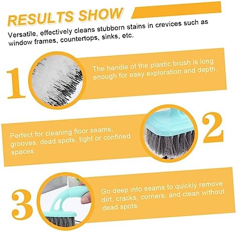Plastic Floor Brush for Deep Cleaning Gaps and Tiles
