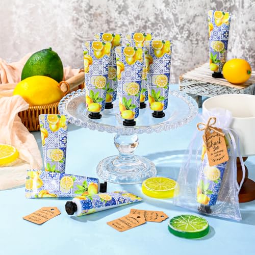 Dansib 48 Sets Baby Shower Hand Cream Party Favors Lemon