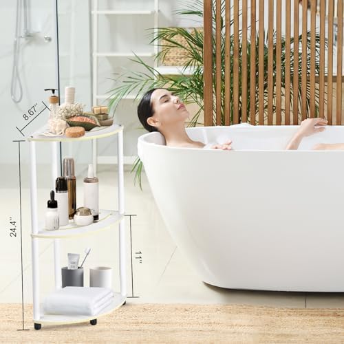 3-Tier Waterproof Shower Caddy with Rustproof Design