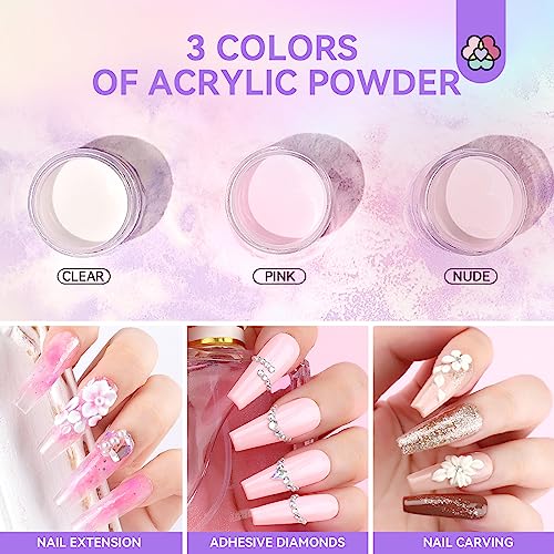 Saviland Acrylic Nail Kit for French Sculptures and DIY Art