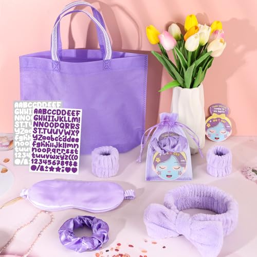 EYNDYN 72 Pcs Spa Sleepover Party Supplies for Girls