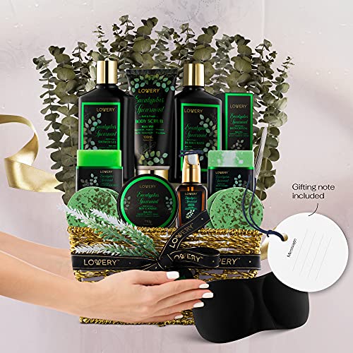 Eucalyptus Spearmint Bath Set 17 Pcs Gift Basket