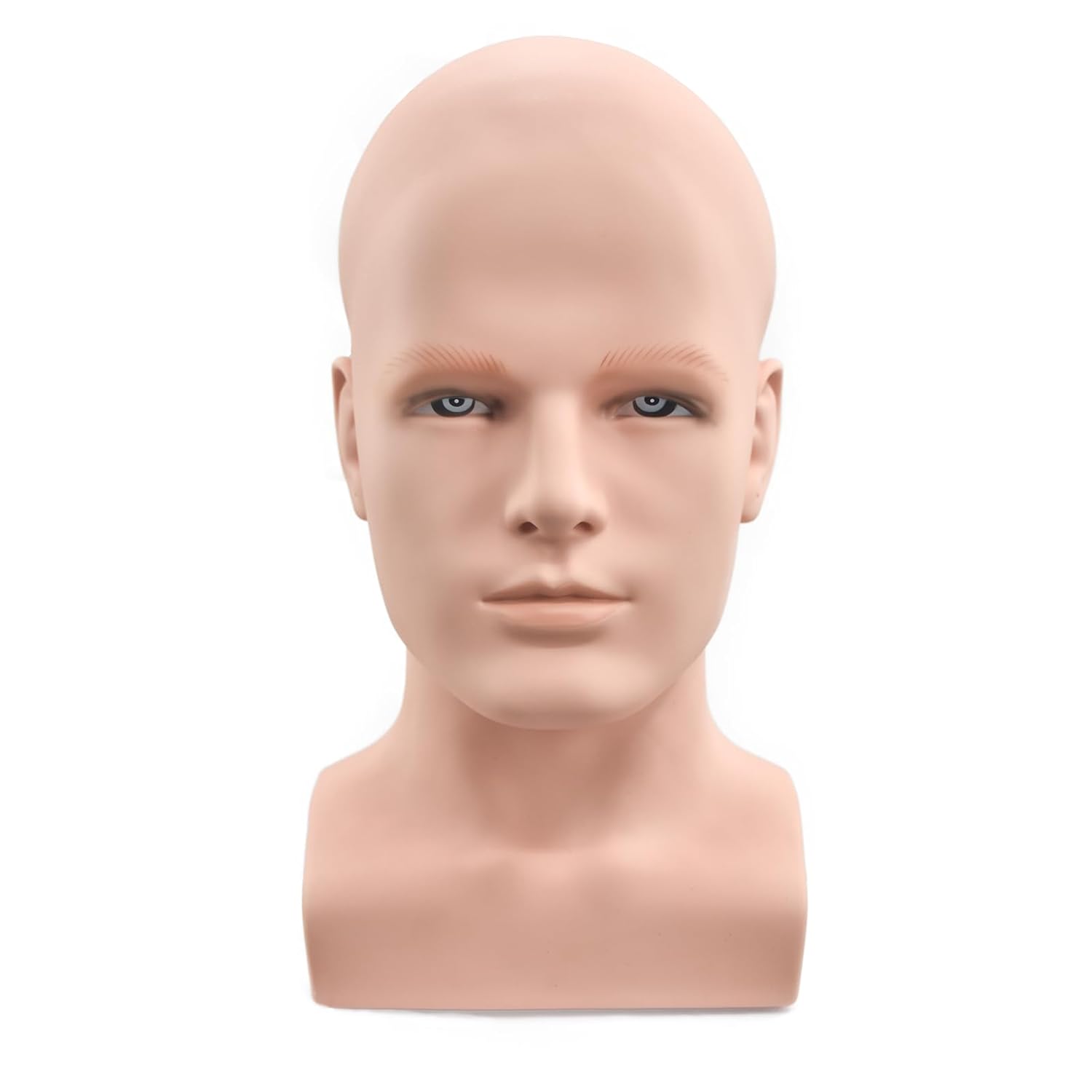 FanLin Male Mannequin Head for Wig and Accessory Display