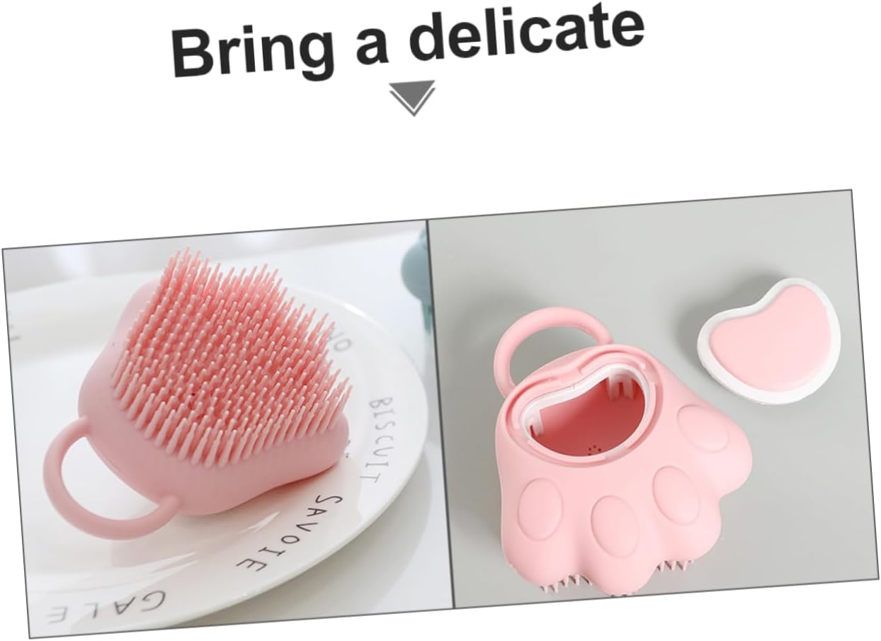 Silicone Bath Brush for Body Exfoliation and Deep Cleansing