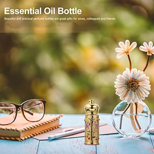 Beavorty Vintage Glass Refillable Perfume Bottle