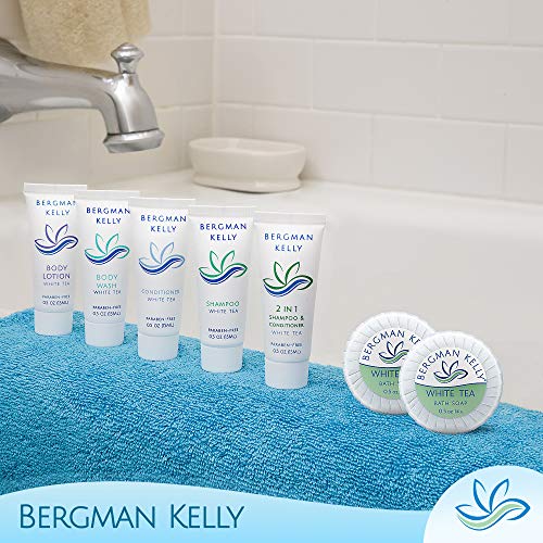 Bergman Kelly Hotel Soap Bars - White Tea 05 oz 100 PK