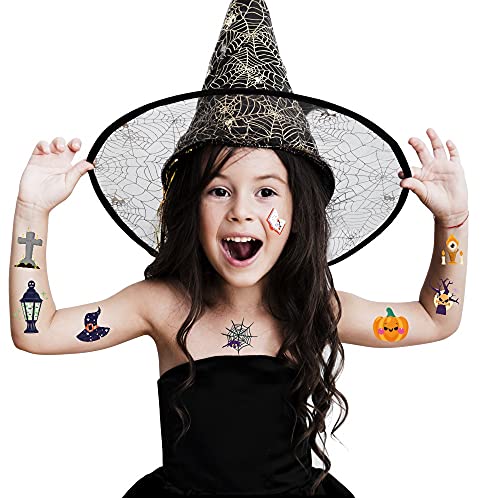 Temporary Tattoos for Kids - 360 Piece Halloween Party Favor