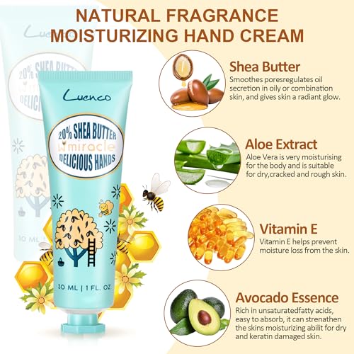 Scented Candle Hand Lotion Gift Set for Women