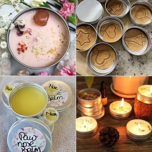 6pcs 100ml Matte-Gold Aluminum Tin Cans