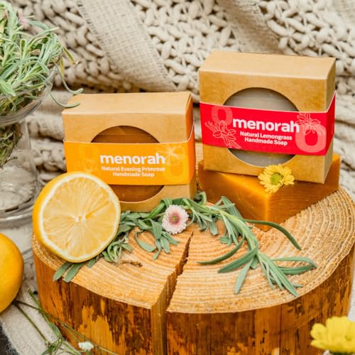 Menorah Natural Bar Soap with Lemongrass