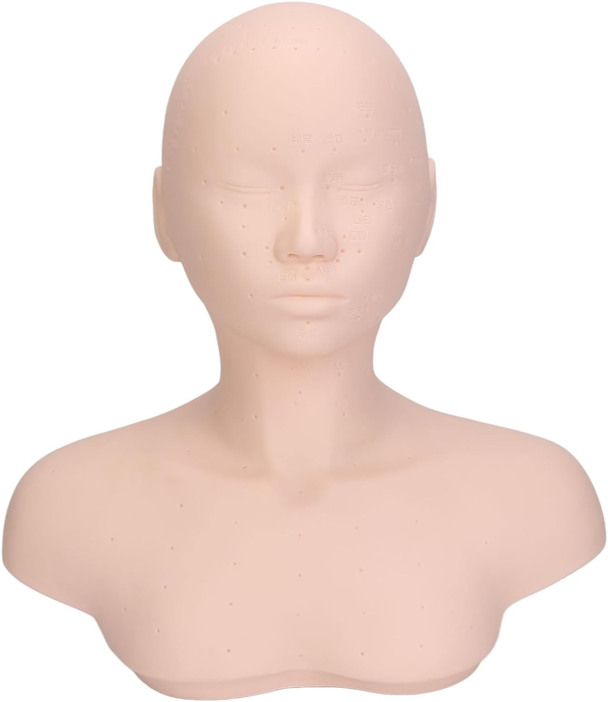 Soft PVC Mannequin Head for Makeup and Massage
