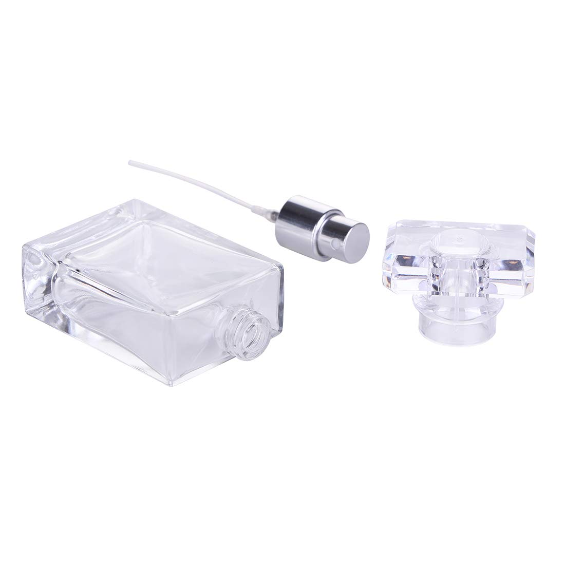 6 Pack 30ml Transparent Refillable Perfume Bottles