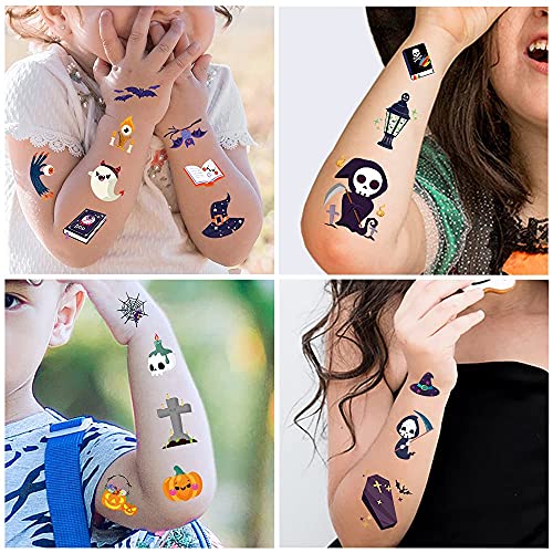 Temporary Tattoos for Kids - 360 Piece Halloween Party Favor