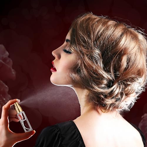 Domensi 90 Pcs Refillable Glass Perfume Bottles with Pump