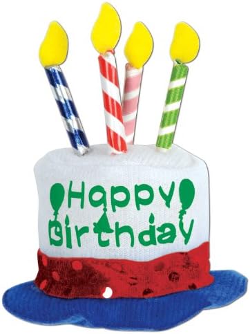 Beistle Birthday Cake Hair Clip for Parties