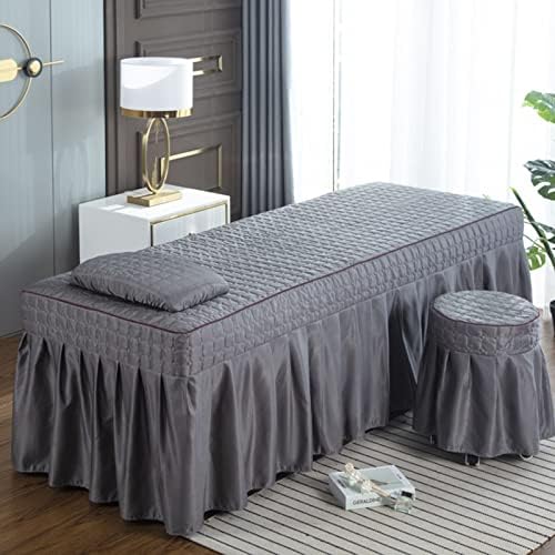 MIPOPS Soft Microfiber Massage Table Linens Set 4 Piece