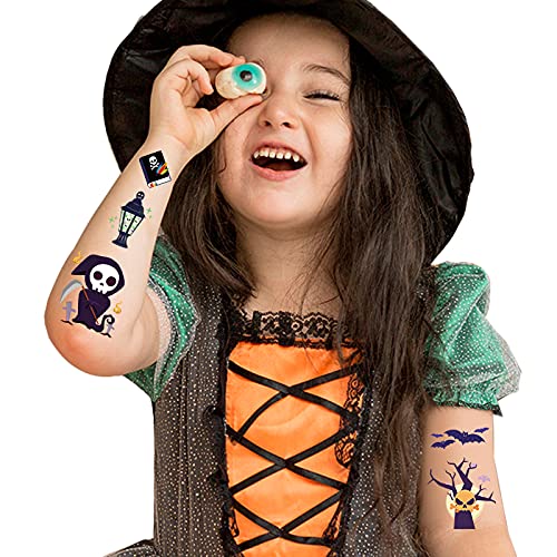 Temporary Tattoos for Kids - 360 Piece Halloween Party Favor