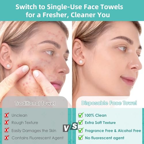 Ditoi Ultra Soft Face Towels 10x12 45 Count 3 Pack