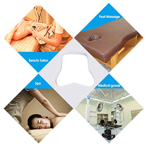 100Pcs Disposable Face Cradle Covers White Non-Woven Breathable