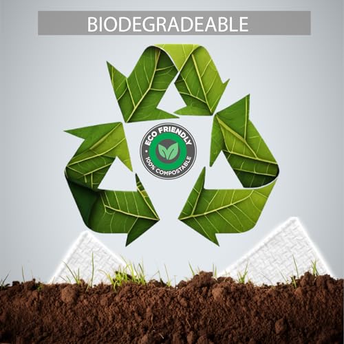 XL Biodegradable Face Towelettes 10x12 Eucalyptus Fiber