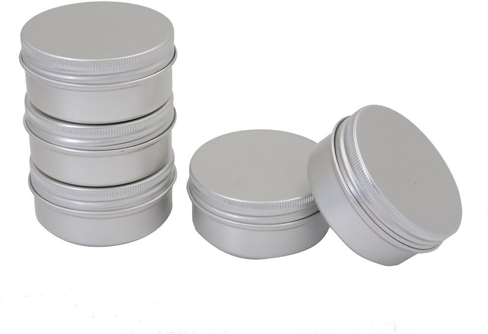 CTKcom 12-Ounce Aluminum Steel Tin Containers Pack of 10
