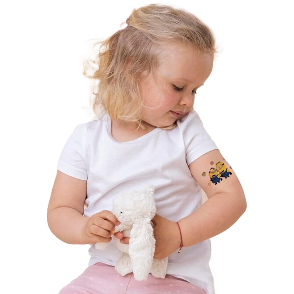 Multicolor Despicable Me Temporary Tattoos 24 Count