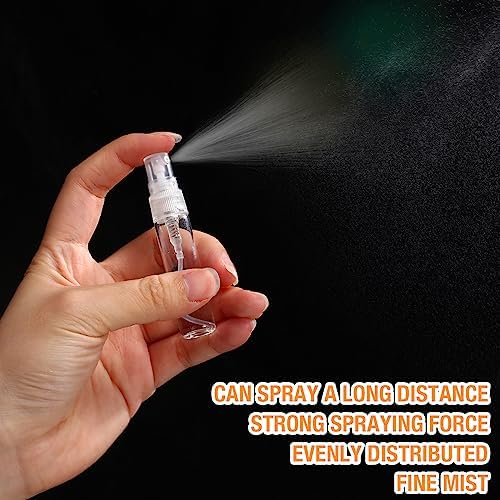 Tanlade 300 Pcs 5ml Clear Glass Spray Bottles