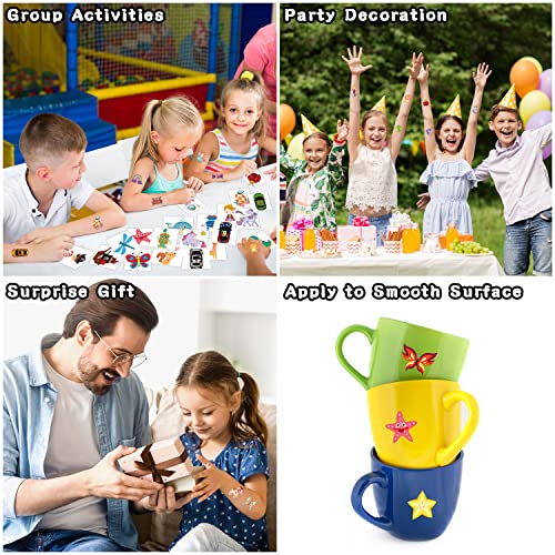 Partywind Kids Temporary Tattoos 204 PCS